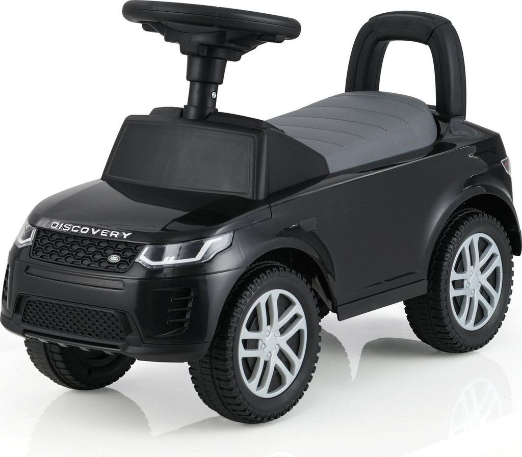 Aufsitzauto mit Stauraum - Schwarzes Schiebespielzeug für Kinder