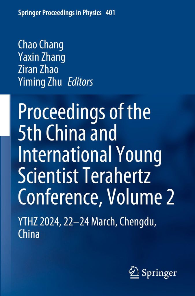 Proceedings of the 5th China and International Young Scientist Terahertz Conference, Volume 2