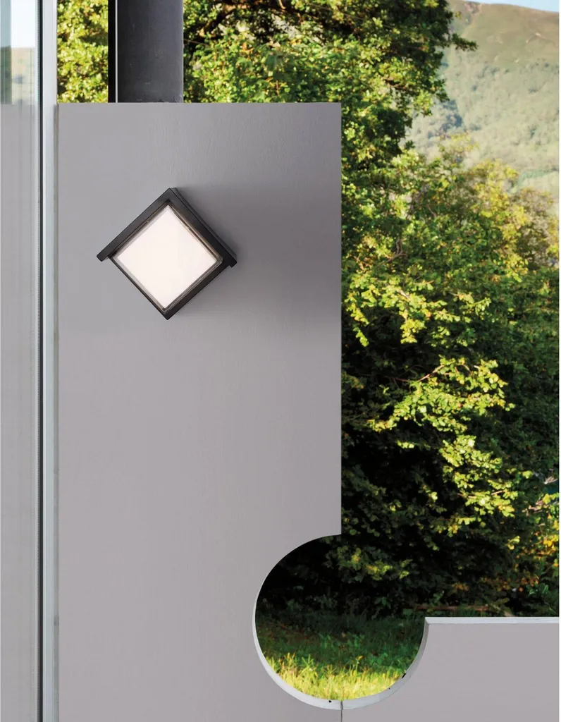 Nova Luce Applique murale MAX - Éclairage LED design en aluminium anthracite