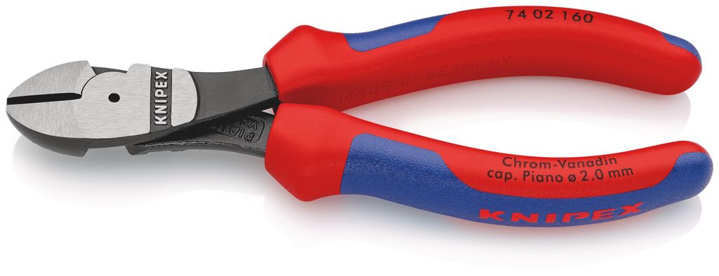 KNIPEX Kraft-Seitenschneider atramentiert 160 mm