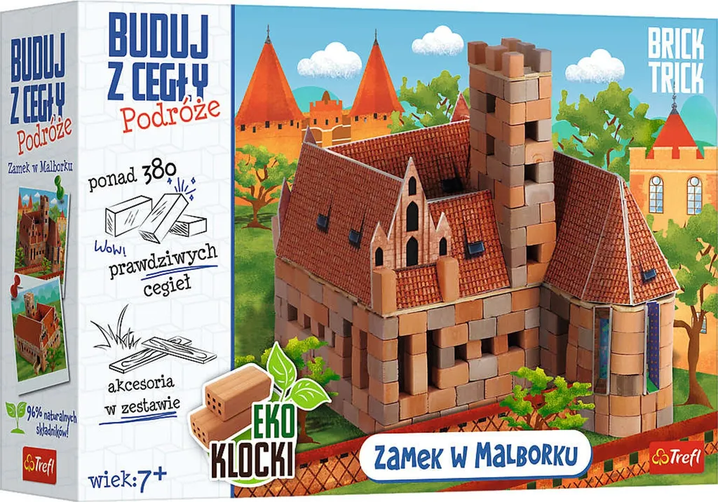 Construction Château de Malbork EKO : Briques naturelles et réutilisables