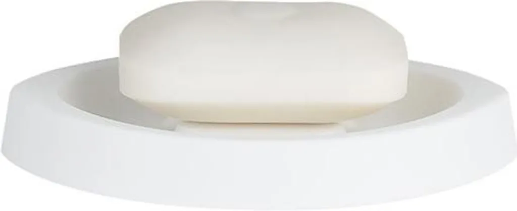 Portasapone Spirella Lemon Opaque Bianco 14,5x9x2cm - Accessorio Bagno