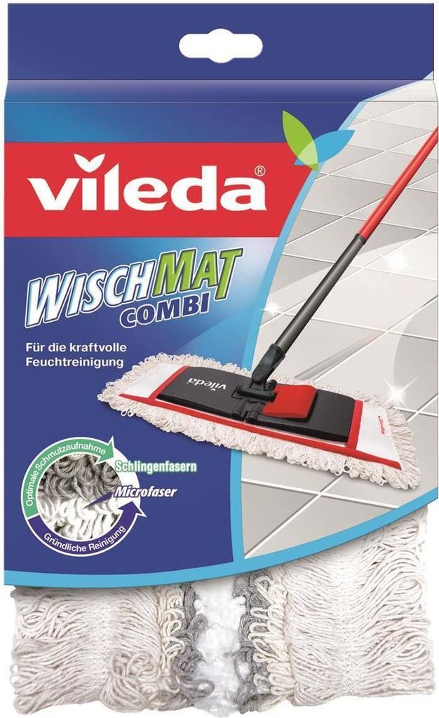 Product packaging for a Vileda mop.