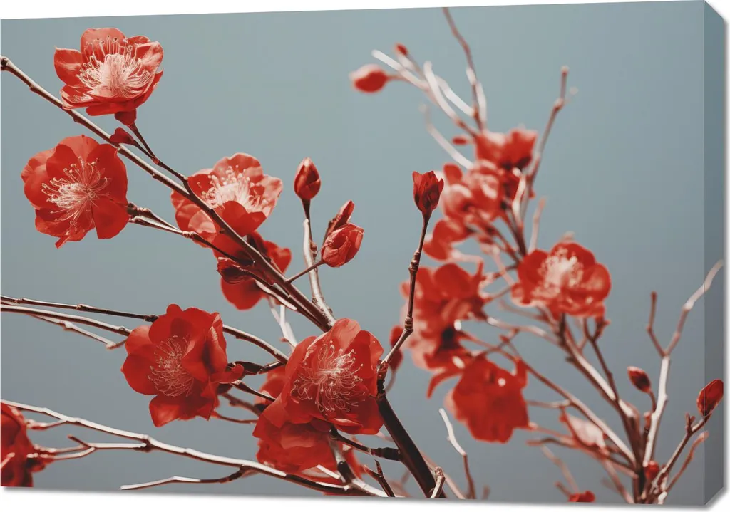 Quadro 100x70 Primavera Scarlatta: Prezzo Offerta e Consegna Rapida