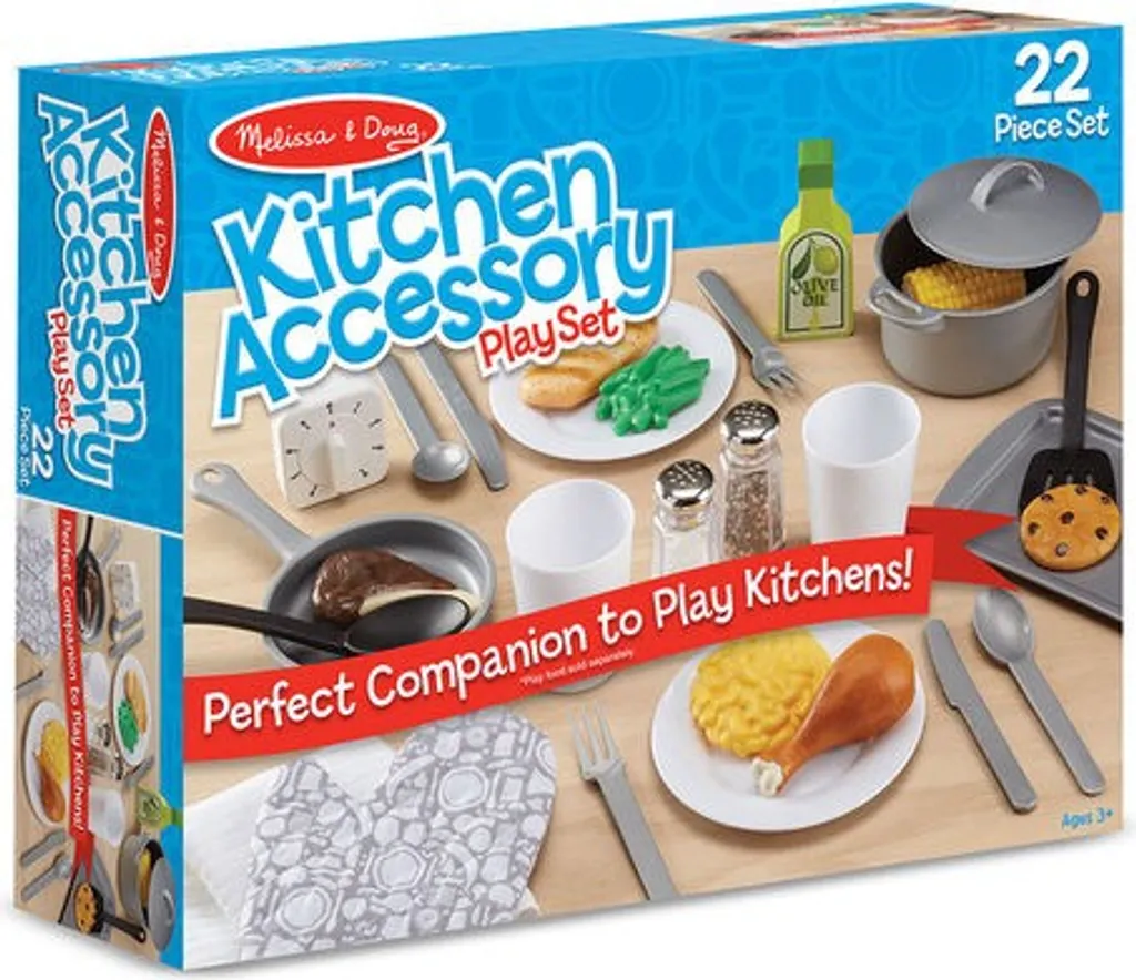 Melissa & Doug My Kitchen accessoires de jeu d'imitation - Kit de 22 pièces