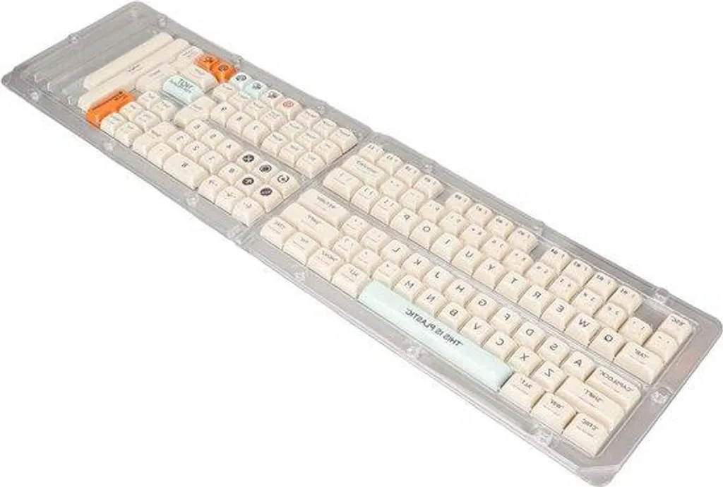 Touches de clavier PBT 128 touches à texture mate haute résistance DIY