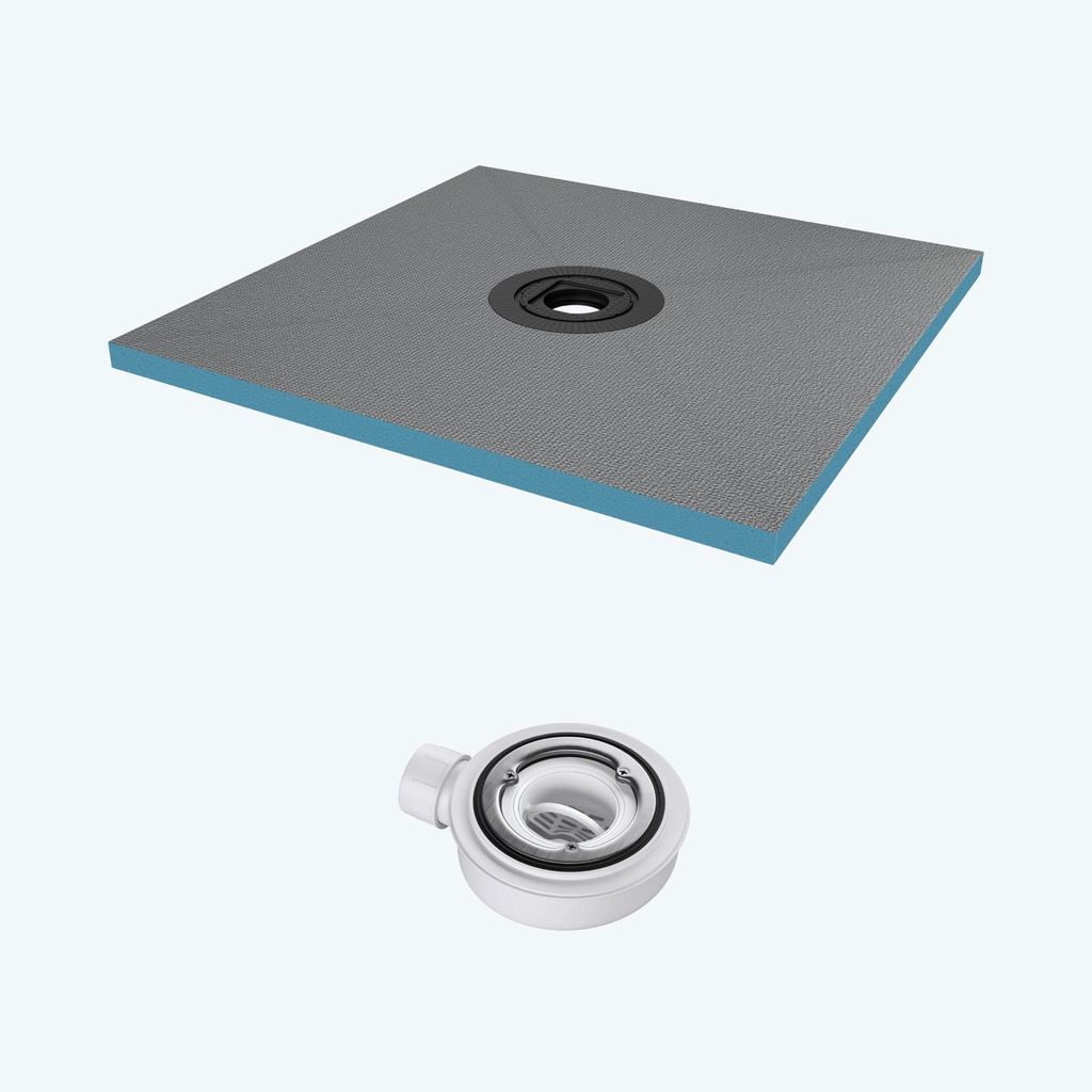 doporro Duschelement befliesbar mit Gefälle 100x120x4cm in Produktbild 