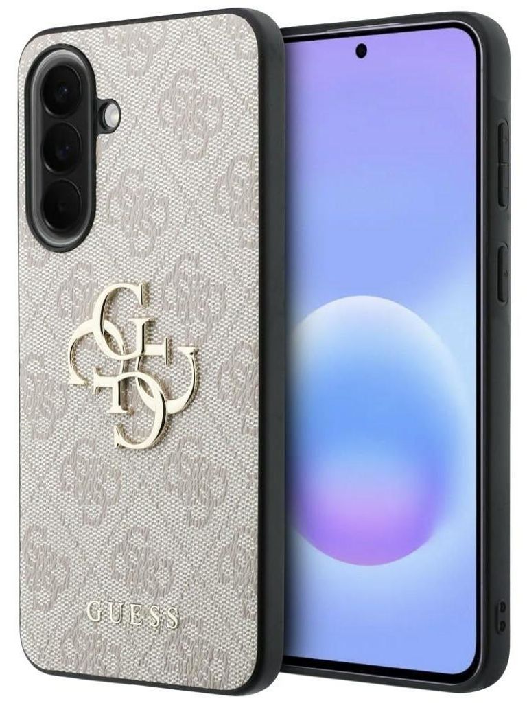 Handyhülle für Galaxy A57 5G, Guess Hardcase Leather, Rosa Produktbild 
