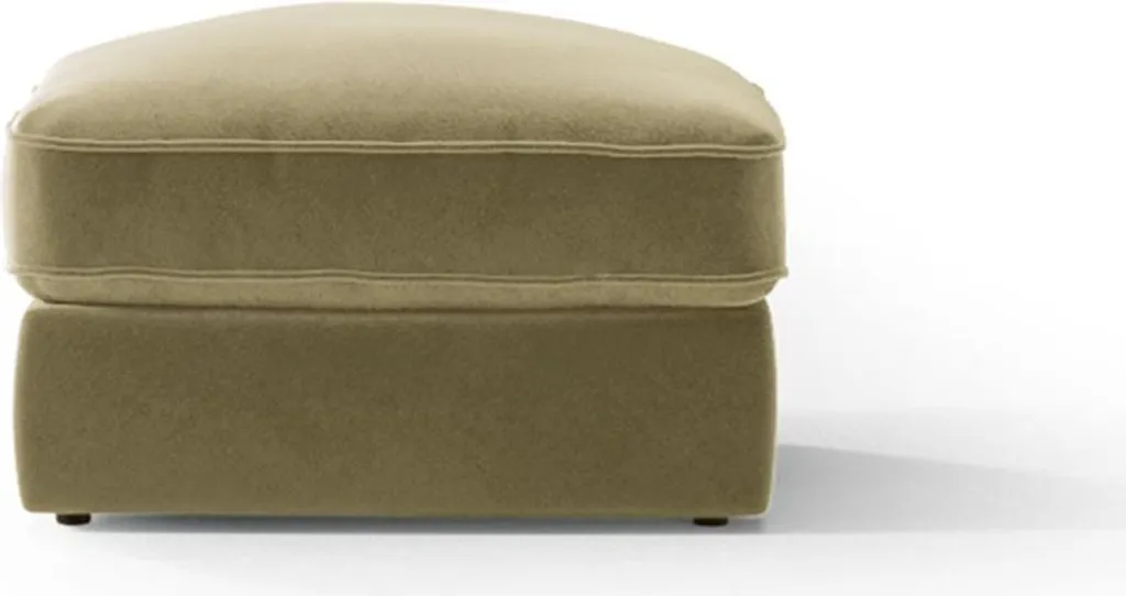 Pouf Rond Baron-Kronos 35 - Siège d'Appoint Industriel en Métal et Velours - 2