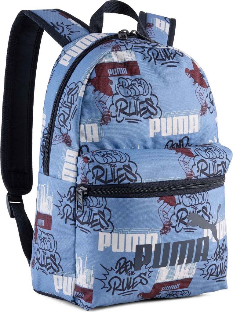 Puma Phase AOP Small Backpack 11 Liter Kinderrucksack 091324 cool blue mid 90ies AOP