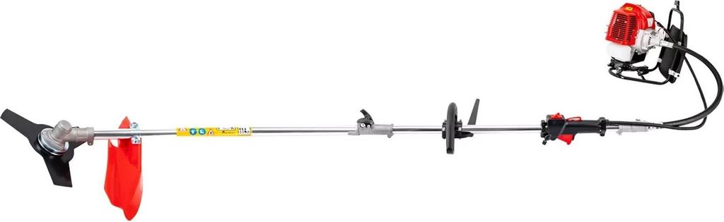 Benzin-Multifunktionsgerät - Hochentaster/Heckenschere/Freischneider - Reichweite 2,7 m - Motor 52 cm³ 2-Takt - Leistung 1,7 kW, 8500 U/min - Tan...