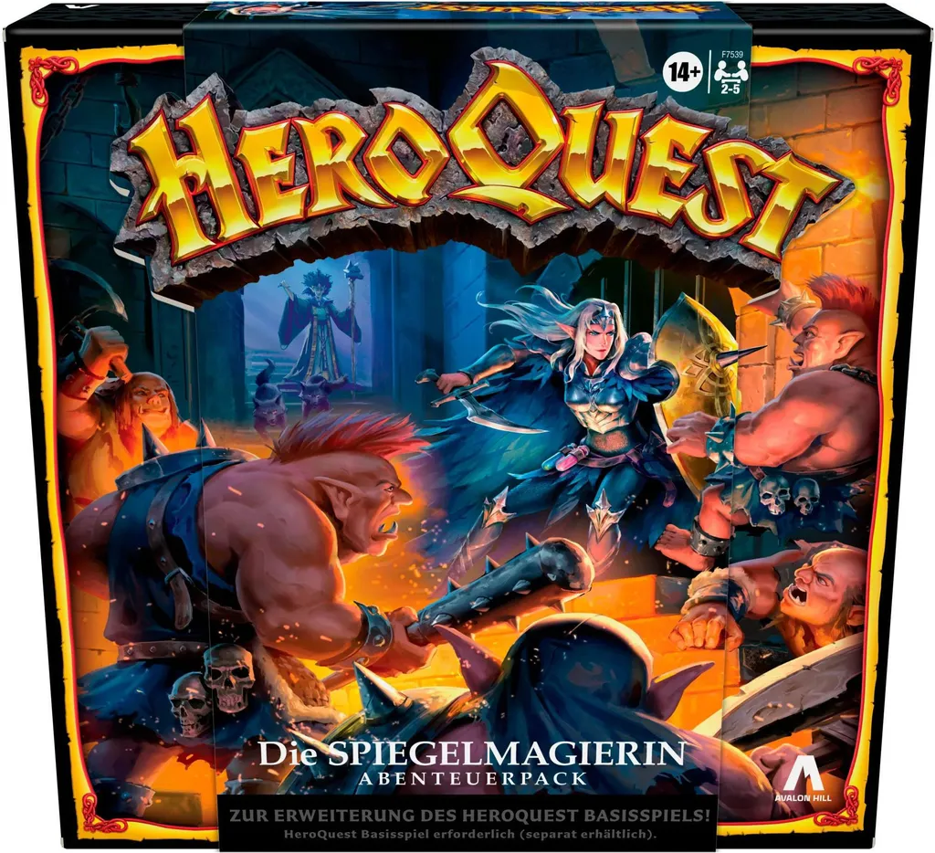 HeroQuest Le Mage du Miroir Pack de Quête Extension Jeu de Plateau