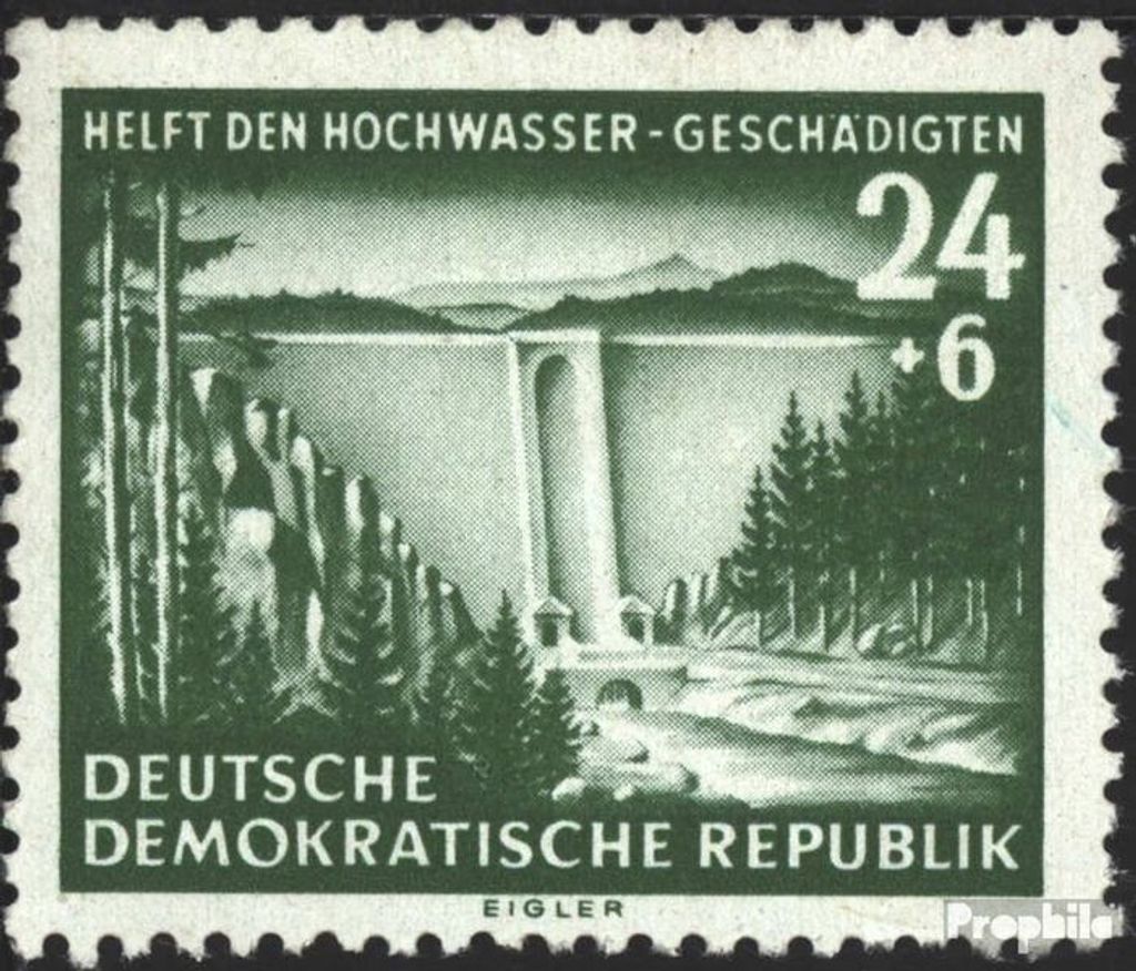 Briefmarken DDR 1954 Mi 431 (kompl.Ausg.) gestempelt Hilfe für die Hochwasser-Geschädigten