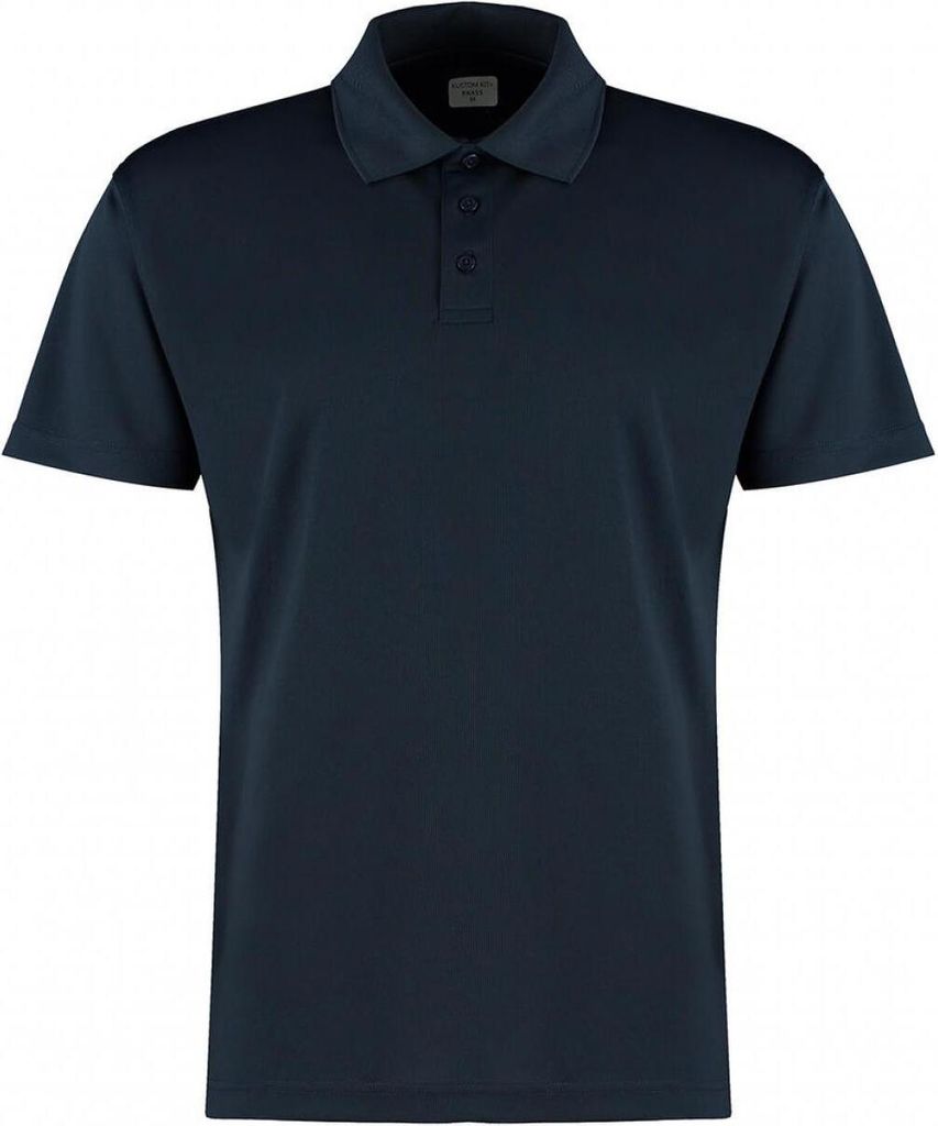 Kustom Kit KK455 | Regular Fit Cooltex Plus Micro Mesh Poloshirt für Herren - Farbe: Navy - Größe: XL