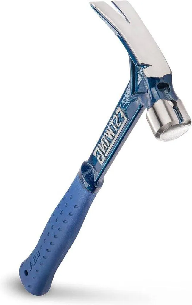 Marteau ergonomique contre la fatigue E6-15SR acier forgé bleu