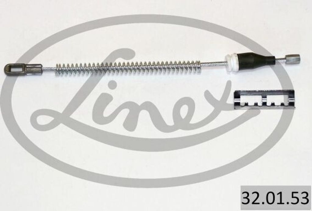 LINEX Handbremsseil Bremsseil 32.01.53 Rechts Links für OPEL Corsa C Schrägheck (X01) Corsa C Kastenwagen (X01) 220mm