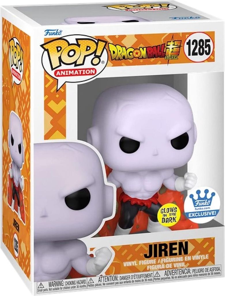Funko Pop! Animation: Dragon Ball Z - Jiren #1285 GITD Funko Shop Exclusive Glows in Dark