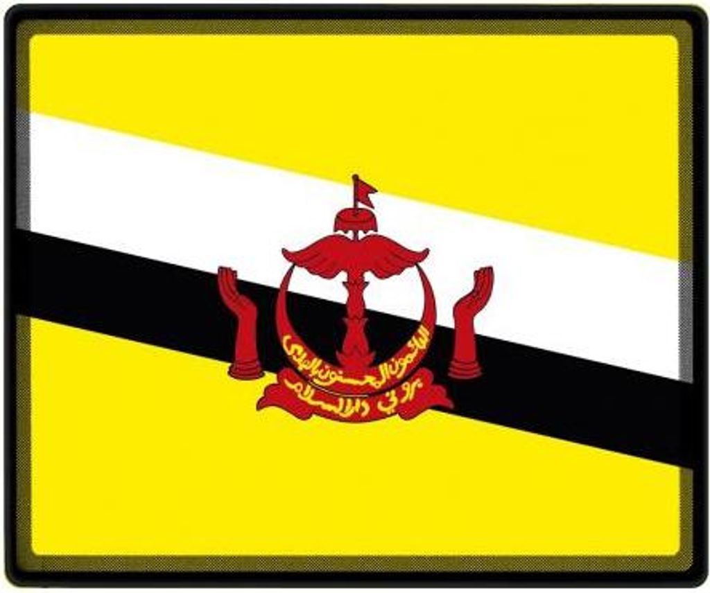 Mousepad Mauspad mit Motiv - Brunei Fahne - 82031 - Gr. ca. 24 x 20 cm
