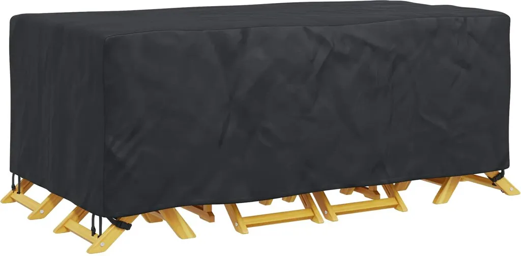Telo Protettivo Giardino vidaXL 200x110x70 cm Nero Oxford 420D - 3