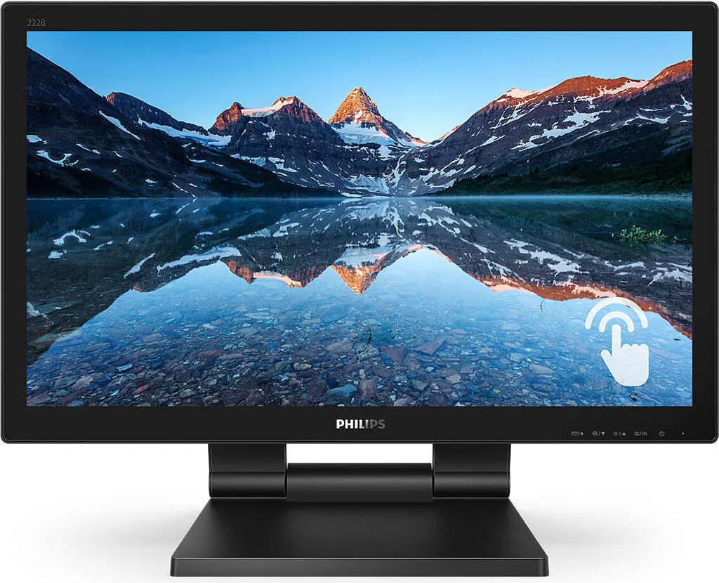 Moniteur Tactile PC Philips 222B9TA Full HD LCD 54,6 cm avec Socle