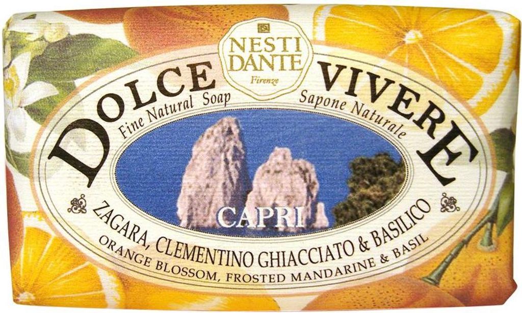 Nesti Dante Dolce Vivere Soap CAPRI Blockseife 250 g, Produktbild 