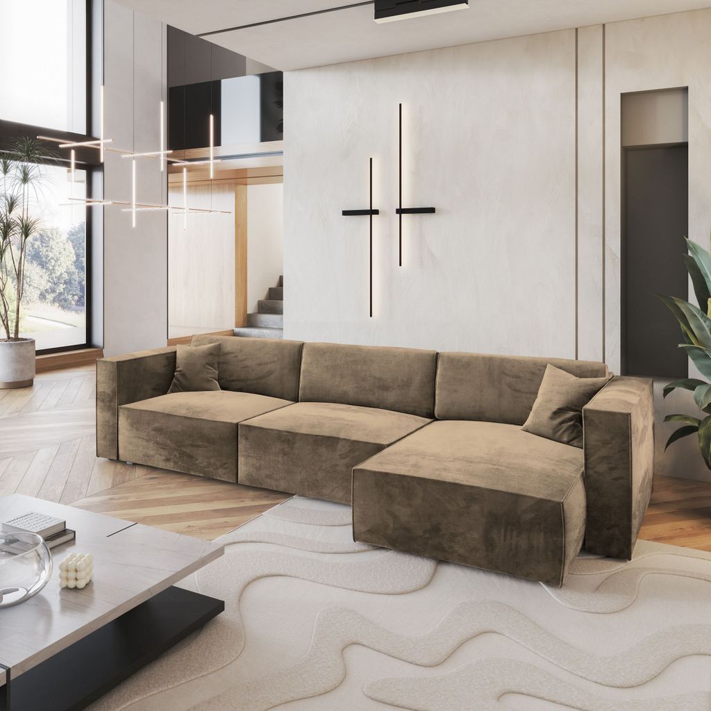 Masseno Ecksofa TOLMO M mit Schlaffunktion L-Form, Sofa mit Produktbild 