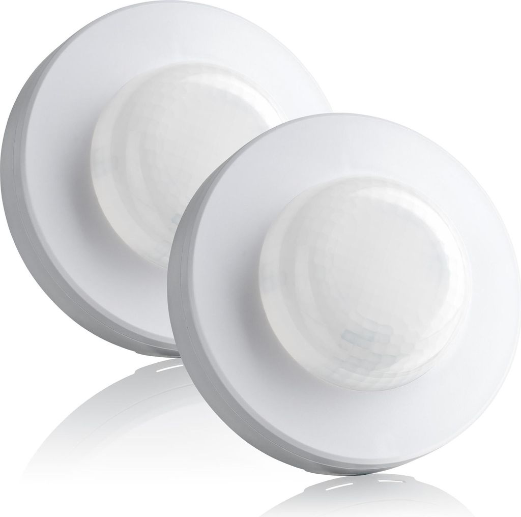 2x Bewegungsmelder Außen IP65 360° Aufputz Decken Montage Infrarot Sensor SEBSON