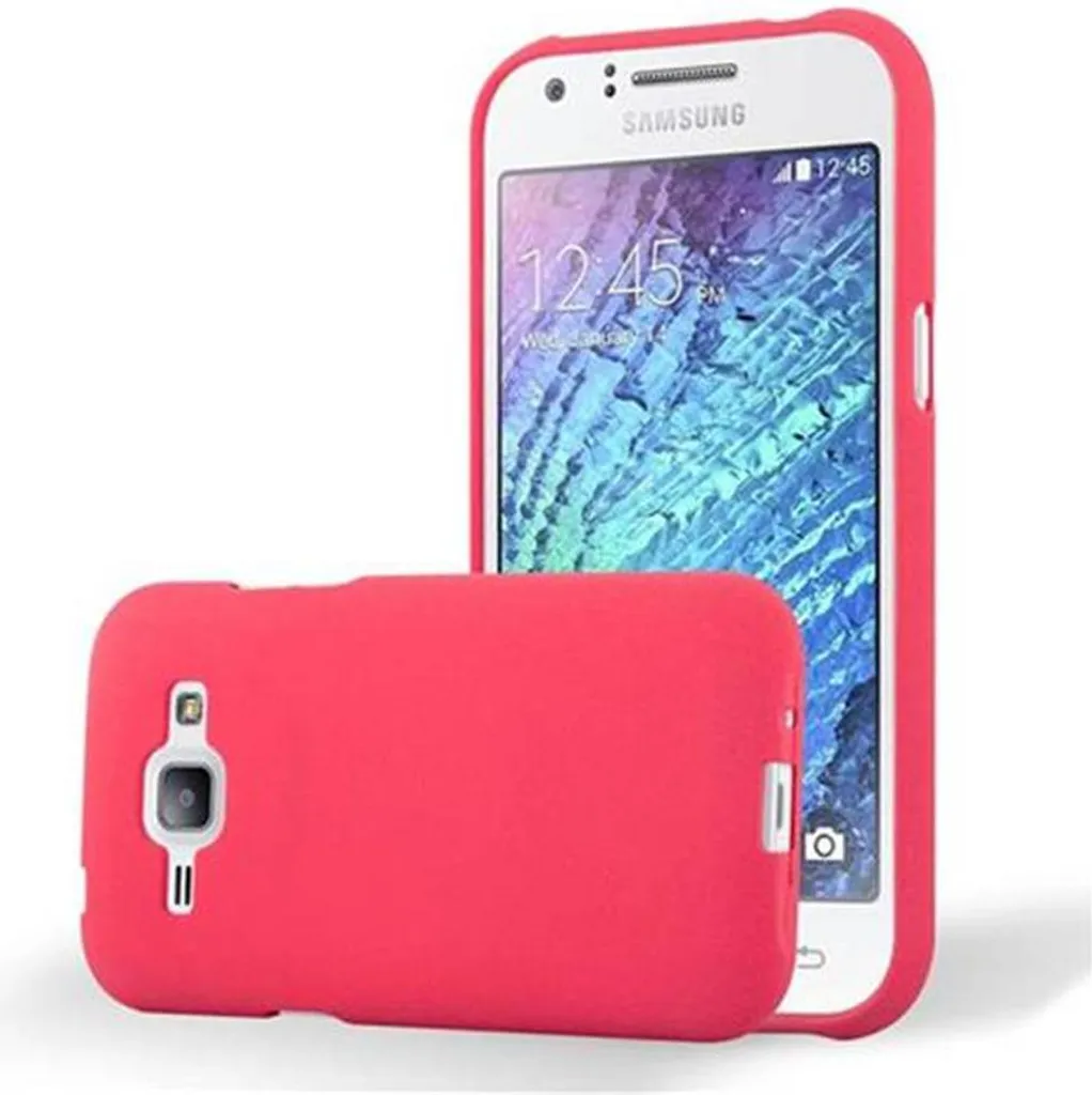 Offerta Cover Cadorabo Samsung J1 2015 Rosso - Miglior Prezzo TPU