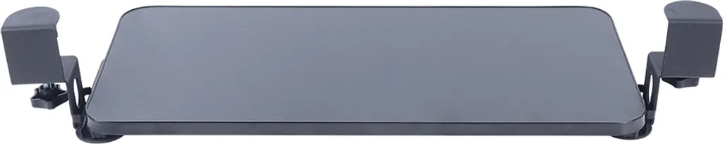 Support Clavier de Bureau Noir Ajustable avec Glissières Fluides et Robustes - 5