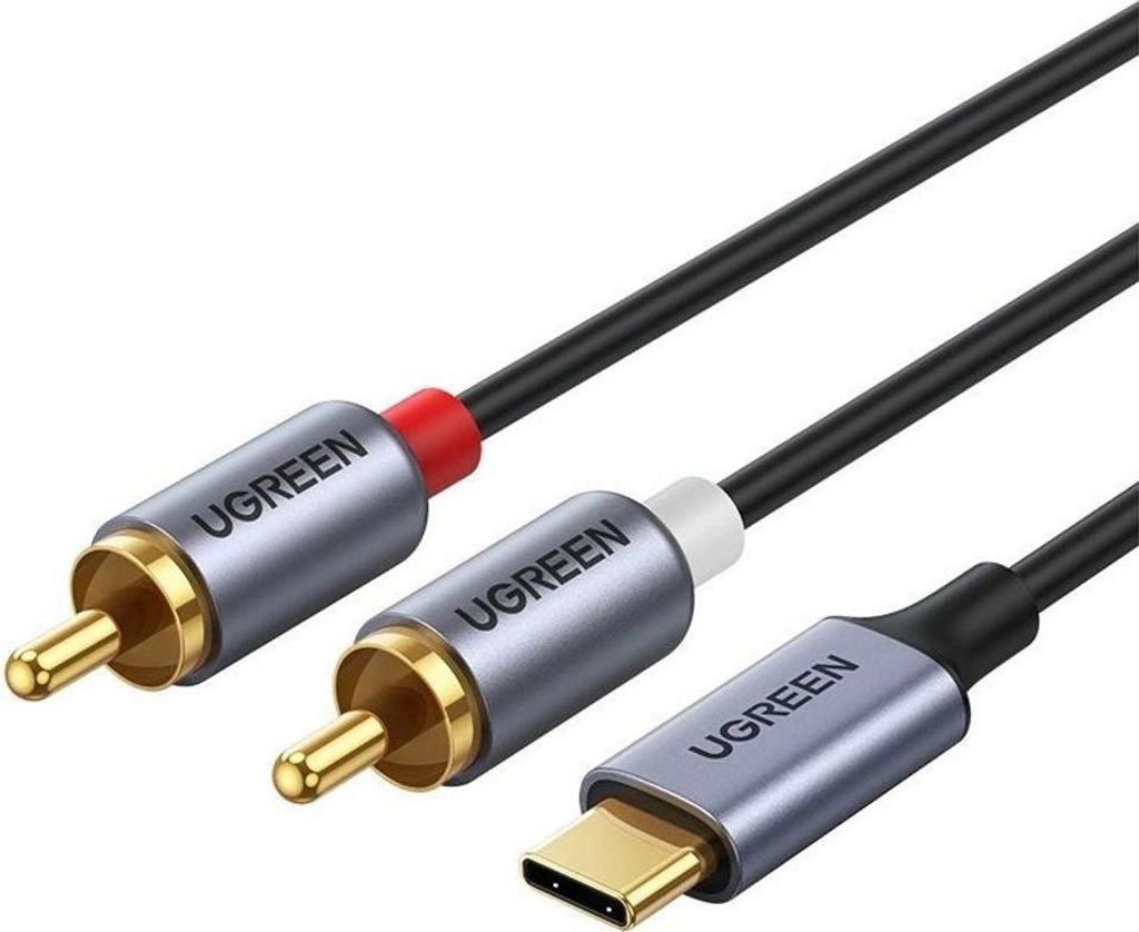 Ugreen audio kábel USB typ C na 2RCA 1,5 m sivý (model: Obrázok produktu 