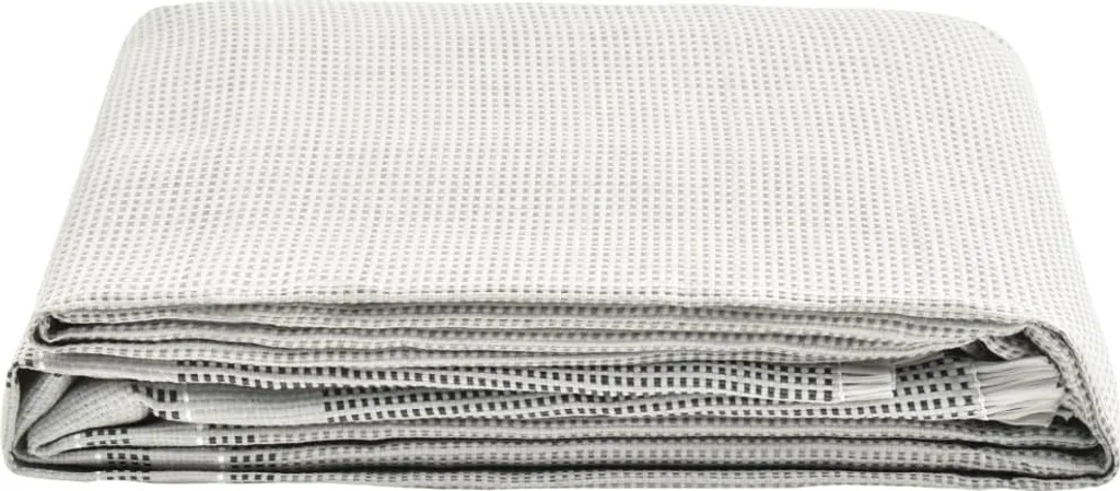 Tapis de tente 400x250 cm Gris anti-poussière - Gardez votre tente propre