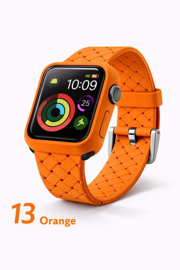 Apple Watch Silikon Armband + Case Bumper Hülle - Für Apple Produktbild 