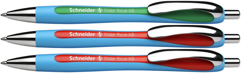 Schneider AG Slider Rave, Klip, Zasúvacie pero so sponou, Obrázok produktu 