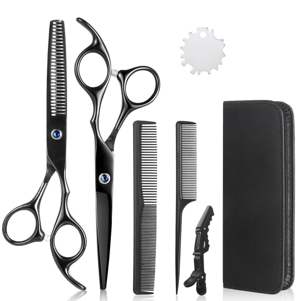 Ensemble de ciseaux de coiffure professionnels 7-en-1, 6,7 Image du produit 