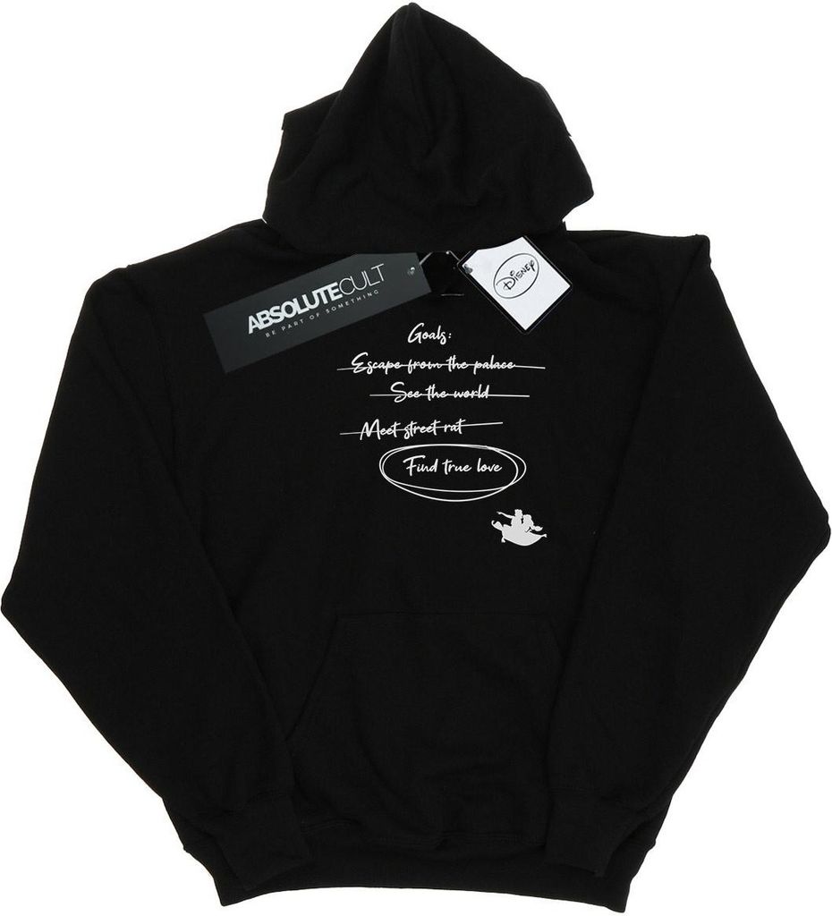 Disney - "Goals" Kapuzenpullover für Herren BI7284 (4XL) (Schwarz)