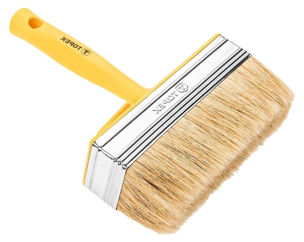 Flachpinsel Malerpinsel Malen Streichen Pinsel - Malerpinsel Größe 15x5 - Pinsel für Dispersions-, Latex- und Silikonfarben - DIY Flachpinsel au...