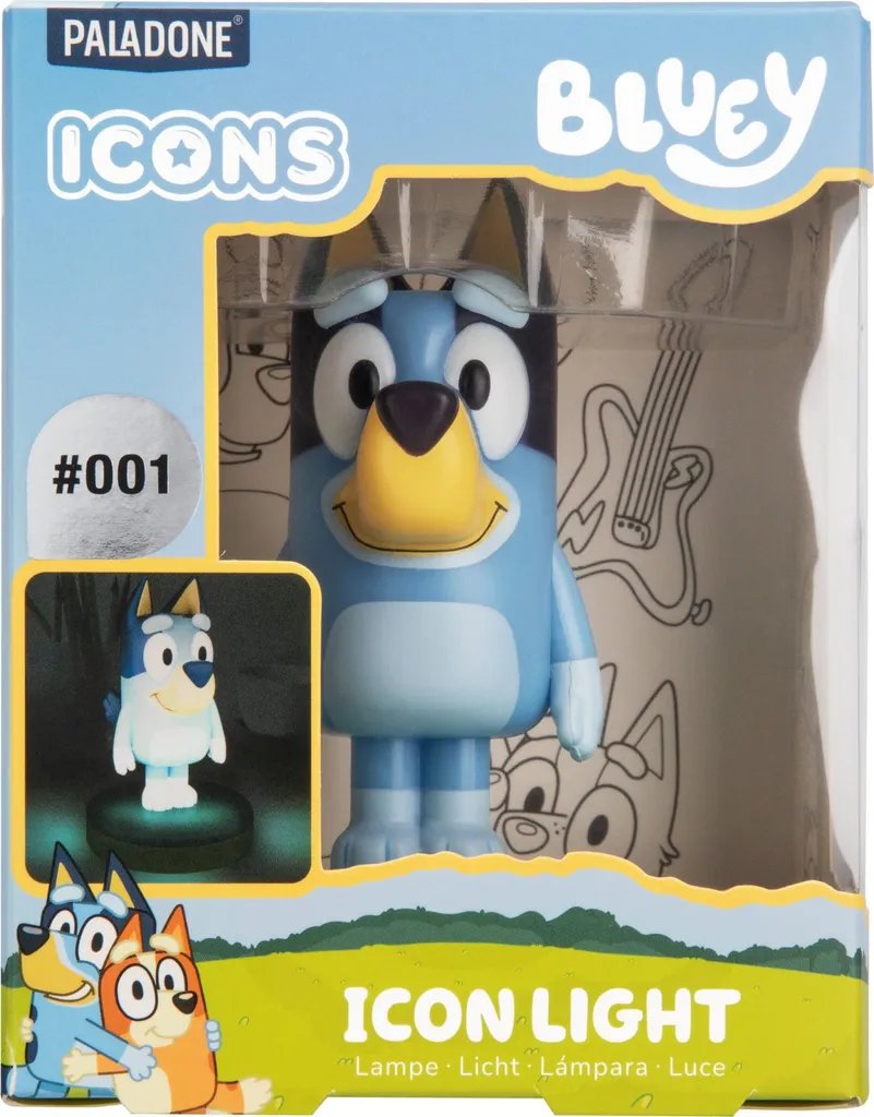 Paladone Bluey Icon Light Lampada LED Notturna per Bambini Ufficiale