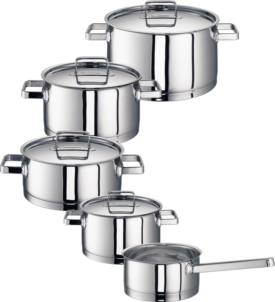 ROHE Germany Edelstahl-Topfset Chiara, 5-teilig, auch für Produktbild 