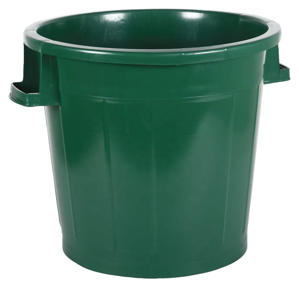 Poubelle pour Déchets Verts 75L EDA : Idéale pour Jardin et Grand Nettoyage