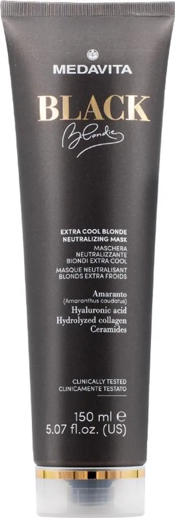 Medavita Blondie Black Mask 150ml: Maschera Antigiallo Professionale