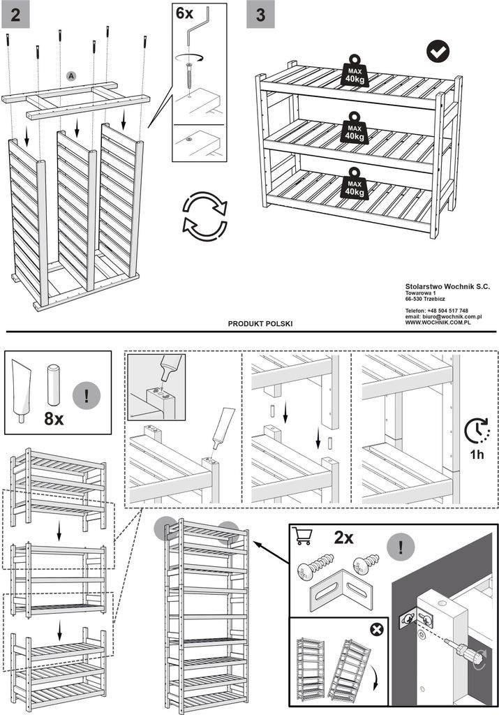 Massivholz-Regalset Kiefer – Stapelbar, 70x43x60 Cm, 3 Böden | Modulares Standregal Für Keller, Wohnzimmer & Küche