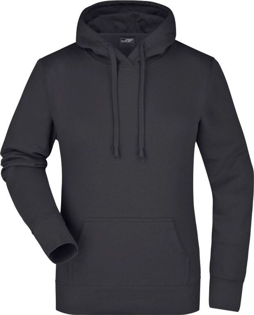 Ladies' Hooded Sweat Klassisches Kapuzensweat black, Gr. S