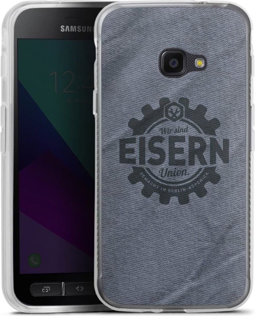 DeinDesign Handyhülle für Samsung Galaxy Xcover 4 Silikon Hülle Case Smartphone Schutzhülle 1. FC Union Berlin FCU Offizielles Lizenzprodukt