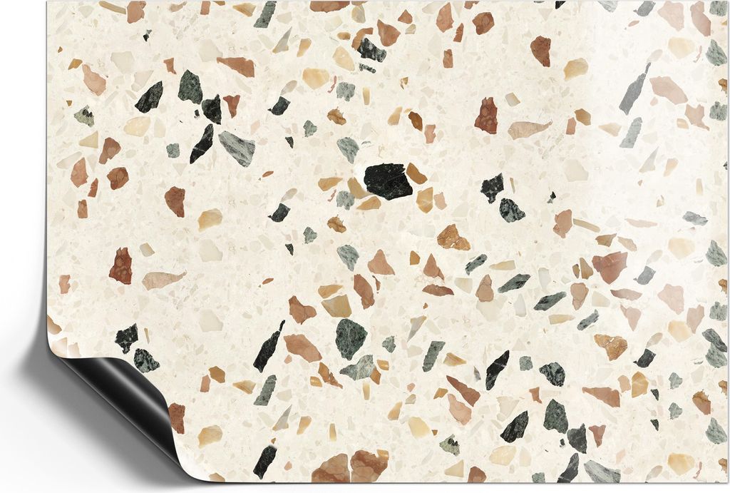 DEQORI Magnetmatte Universal 30x21 cm (A4) 'Bunter Terrazzo-Stil' Magnetfolie Kalender Planer