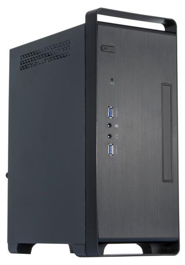 Chieftec BT-04B-U3-250VS, Mini Tower, PC, Schwarz, Mini-ITX, Aluminium, 7 cm