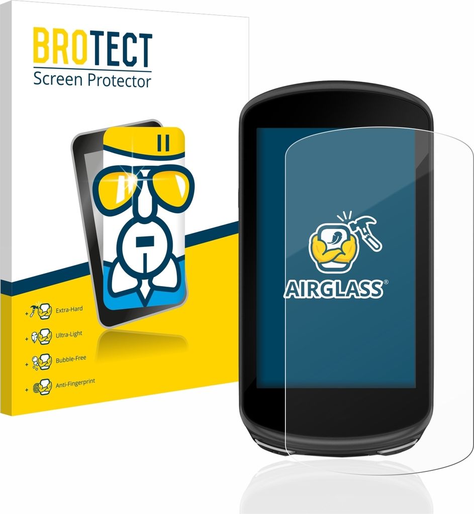 BROTECT Schutzglas für Garmin Edge 1030 Plus Schutzfolie Panzer Folie Glas Display Schutz klar