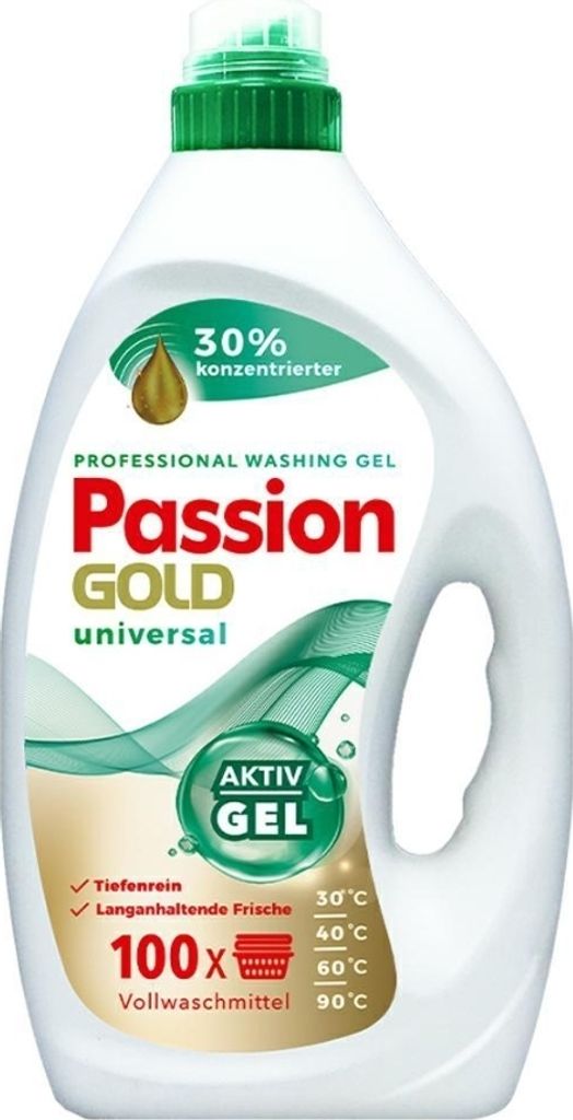 A bottle of liquid laundry detergent.