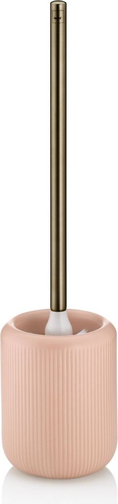 Toilettenbürstenhalter, geriffelt, Keramik, Cloud Pink - Kela | Adele