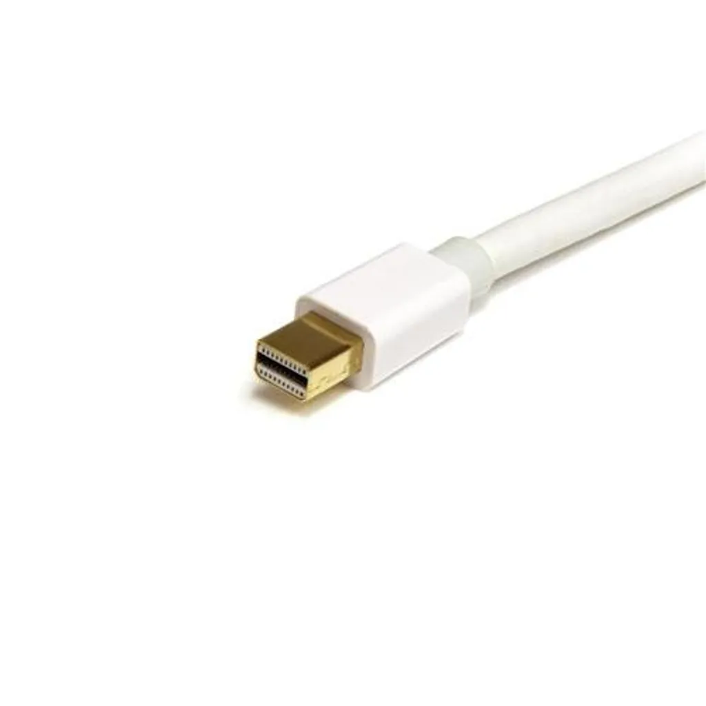 Câble Mini DisplayPort pour MacBook et Surface - 2 mètres 4K Blanc - 2