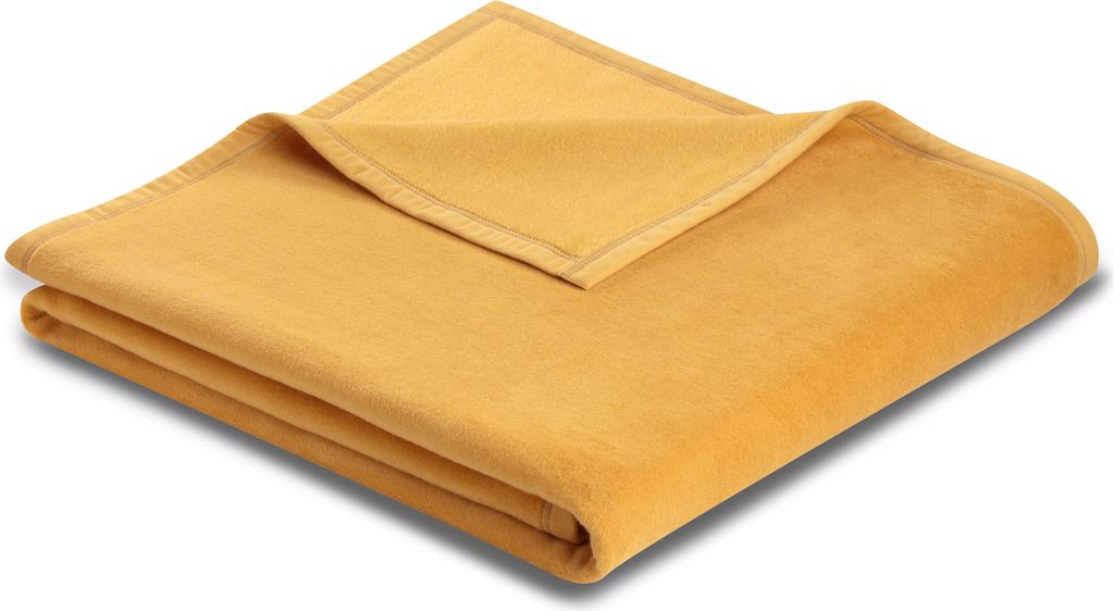 Biederlack Plaid mit Samtband-Einfassung Pure Baumwolle Produktbild 